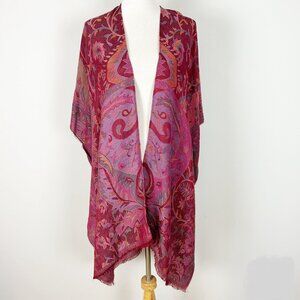 NEW Vince Camuto Fall Floral Wrap Shawl Scarf Layer Boho One Size Women's